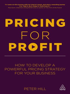 cover image of Pricing for Profit